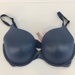 Victoria’s Secret Perfect Shape Blue Glitter Bra